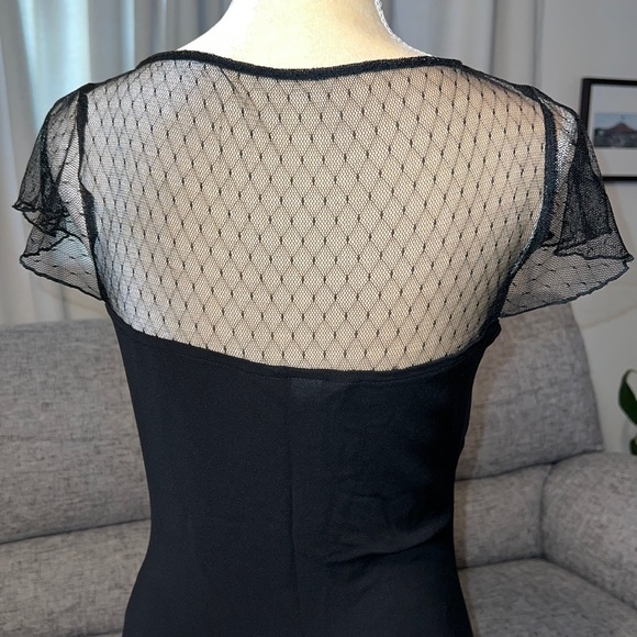 Moda International Black Lace Dress Size 8 - Picture 7 of 9